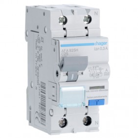 Interruptor diferencial Hager 1P+N 300MA 25A...