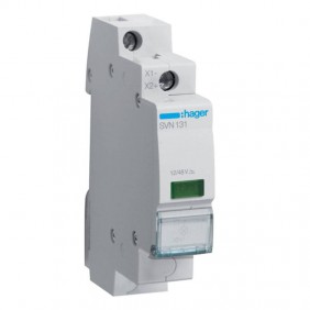 Hager Luz de Señalización LED Verde 12-48V...