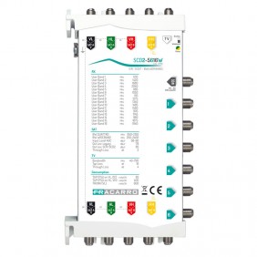 Multiswitch Fracarro SCD2-5616W con 5 Ingressi...