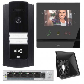 Kit de videoportero 2N IP sencillo con interior...
