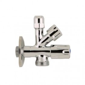 Luxor 2-outlet washing machine screw valve...