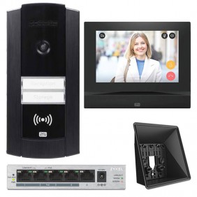 Kit de videoportero sencillo IP 2N con visión...