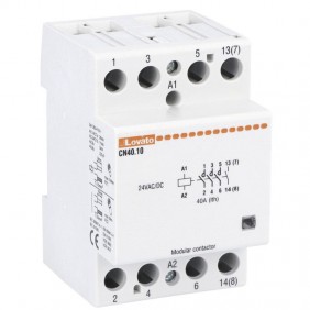 Lovato modular contactor 40A AC1 4NO 24VAC/DC 3...