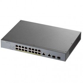 Switch GbE Zyxel a 16 porte Smart Managed per...