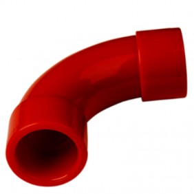 ABS-Winkelstück 90° rot Melder FAA-E25-90R