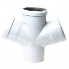 Valsir Silere Plug-in waste Pipe double 87° 30'...