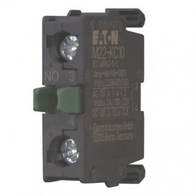 Contact auxiliaire Eaton M22-KC10 NO à Vis...