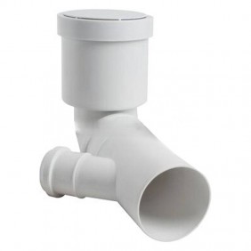 Coude 45 degrés WC en PP prolongée Valsir PP3...