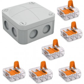 Kit Etelec Jubox boîte de jonction IP68 6...