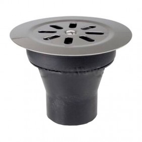 Cover with round stainless steel grating Valsir...