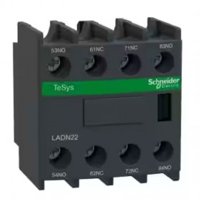 Bloque de contactos auxiliares frontales...