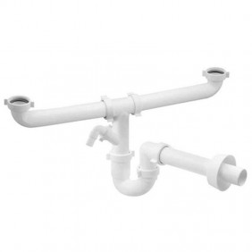 Valsir Trap For Double Bowl Sink Connection 1...