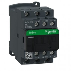 Contattore Telemecanique TeSys D 9A 3P 24VCC...