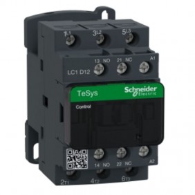 Contactor Telemecanique TeSys LC1D 12A 3P 24VAC...