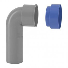 Curva tecnica con tappo in PP Valsir PP3 ad...