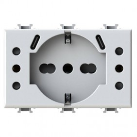 USB 4Box P503 5 Outlets Compatible Bticino...