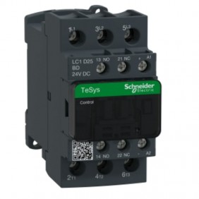 Contattore Telemecanique TeSys D 25A 3P 24VCC...
