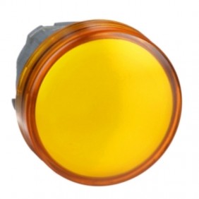 Tête de lampe Telemecanique jaune lisse LED...