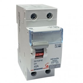 Bticino 40A interrupteur différentiel 2P 30 MA...