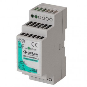 Cabur single-phase power supply 15W 24VDC...