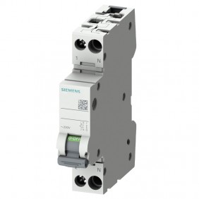 Siemens Circuit breaker 6A Poles 1P+N 6KA Curve...