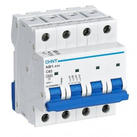 Interrupteur magnétothermique Chint NB1-63H 4P...