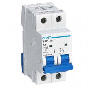 Interruttore Magnetotermico Chint NB1-63H 2P 6A...
