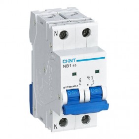 Interruttore Magnetotermico Chint NB1-63 1P+N...