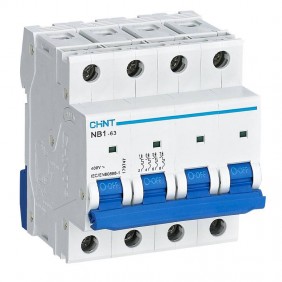 Chint Circuit Breaker NB1-63 4P 63A 6kA C 4...