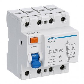 Interruptor diferencial puro Chint NL210 63A 4P...
