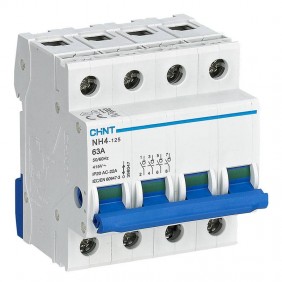 Seccionador modular Chint NH4 125A 4P 400 Vca 4...