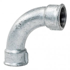 Coude 90 degrés pour tuyaux en fonte Gebo...
