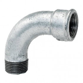 Codo 90 grados para tubos de fundición Gebo...
