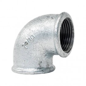 Gebo Cast Iron Threaded Elbow Fitting 90-degree...