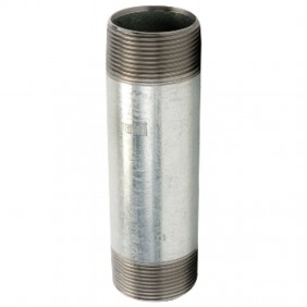 Gebo threaded galvanized steel Barrel nipple...