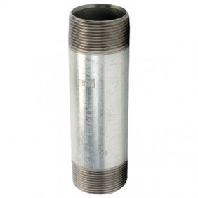 Gebo threaded galvanized steel Barrel nipple 2...