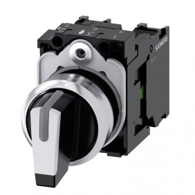 Siemens illuminable 22 mm white 3-position...