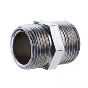 Racor roscado de acero galvanizado Oter M/M 1/4...