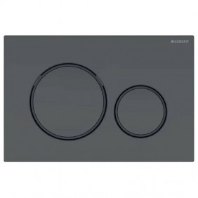 Plaque de commande Geberit Sigma20 pour WC Noir...