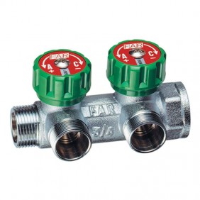 Colector Far 3825 MF 2 vías 3/4" con topes...