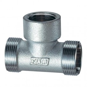 Raccordo a T Far 3/4"x18 F cromato tenuta gomma...