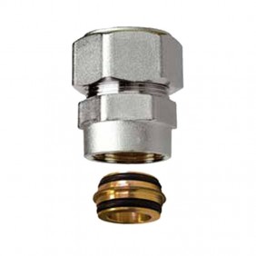 Prolongación recta cromada Far para tubos de...