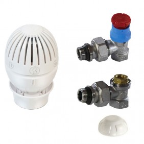 Giacomini valve and lockshield kit for 3/8"...