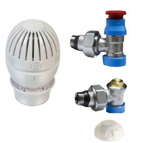 Giacomini valve and lockshield kit for radiator...