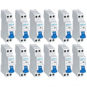 Kit 12 interrupteurs magnétothermiques Chint...