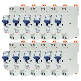 Kit 12 Interruttori Magnetotermici Gewiss 10A...