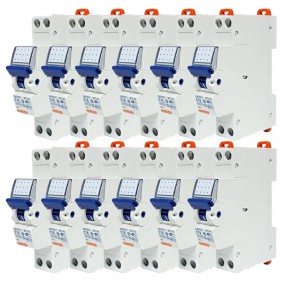 Gewiss Circuit Breaker 12 pcs 16A 2P 4.5KA C 1...