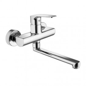 Miscelatore per lavello a muro Paffoni Lime con...