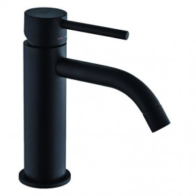 Paffoni Light black matte washbasin tap without...