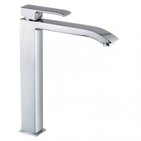 Paffoni Level chromed extended washbasin tap...